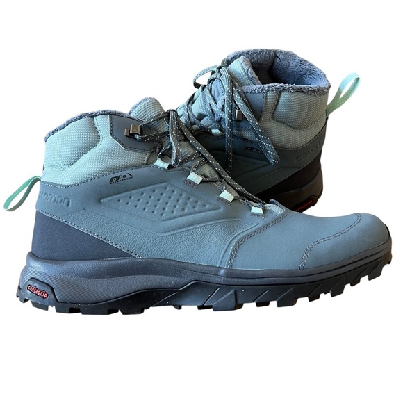 SALOMON YALTA TS CSWP WOMENS BOOTS 10 WATER RESISTANT RUGGED DURABLE HIKING - Picture 3 of 12